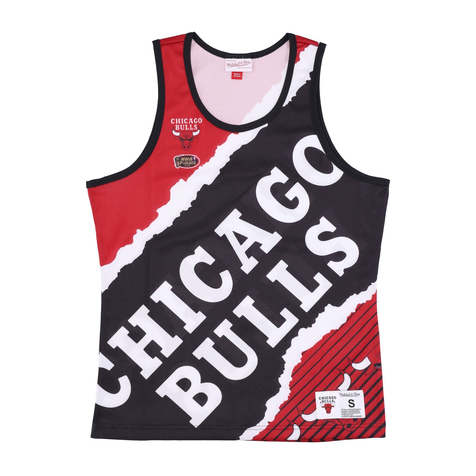 Mitchell & Ness, Canotta Tipo Basket Uomo Nba Jumbotron 2.0 Mesh Tank Hardwood Classics Chibul, Original Team Colors