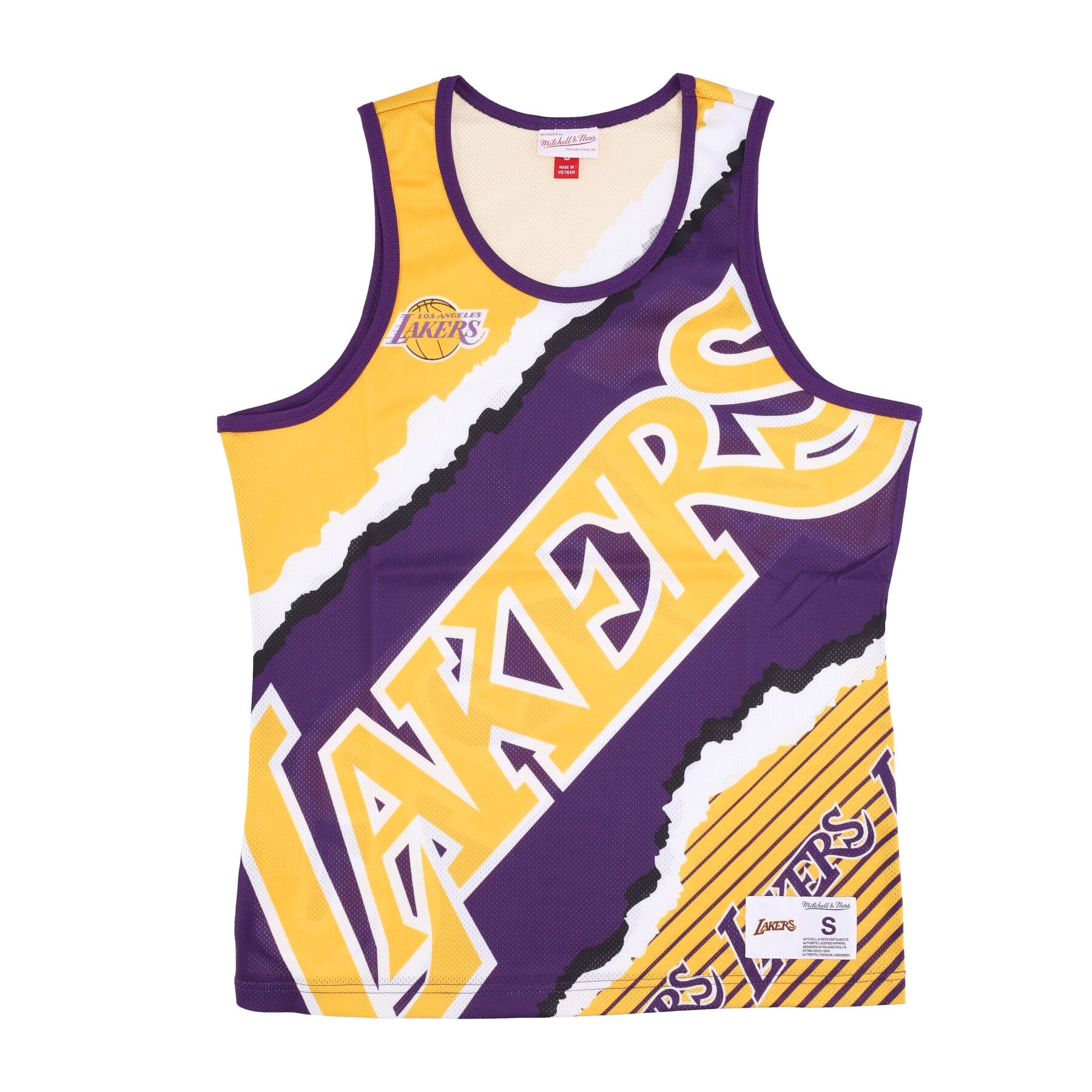 Mitchell & Ness, Canotta Tipo Basket Uomo Nba Jumbotron 2.0 Mesh Tank Hardwood Classics Loslak, Original Team Colors