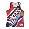 Mitchell & Ness, Canotta Tipo Basket Uomo Nba Jumbotron 2.0 Mesh Tank Hardwood Classics Phi76e, Original Team Colors