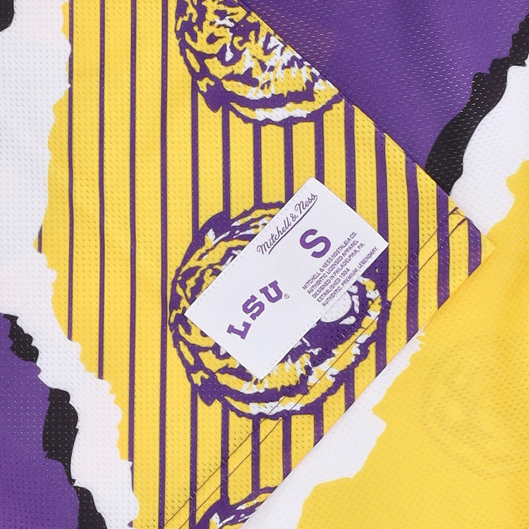 Mitchell & Ness, Canotta Tipo Basket Uomo Ncaa Jumbotron 2.0 Mesh Tank Loutig, 