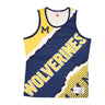 Mitchell & Ness, Canotta Tipo Basket Uomo Ncaa Jumbotron 2.0 Mesh Tank Msuspa, Original Team Colors