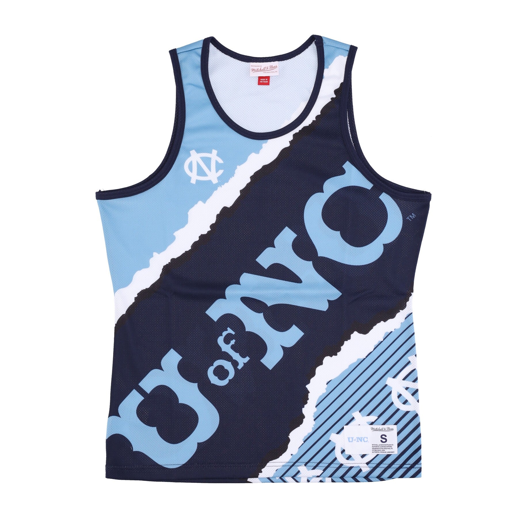 Mitchell & Ness, Canotta Tipo Basket Uomo Ncaa Jumbotron 2.0 Mesh Tank Unchee, Original Team Colors