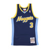 Mitchell & Ness, Canotta Basket Uomo Nba Alternate Jersey Hardwood Classics No 3 Allen Iverson 2006-07 Dennug, Original Team Colors