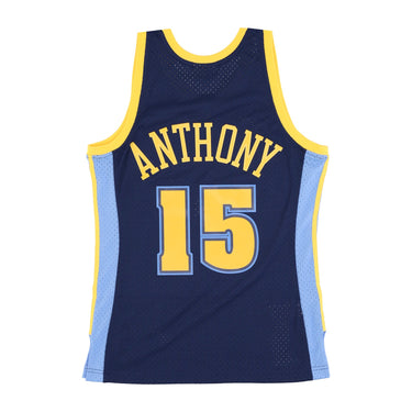 Mitchell & Ness, Canotta Basket Uomo Nba Alternate Jersey Hardwood Classics No 15 Carmelo Anthony 2006-07 Dennug, 