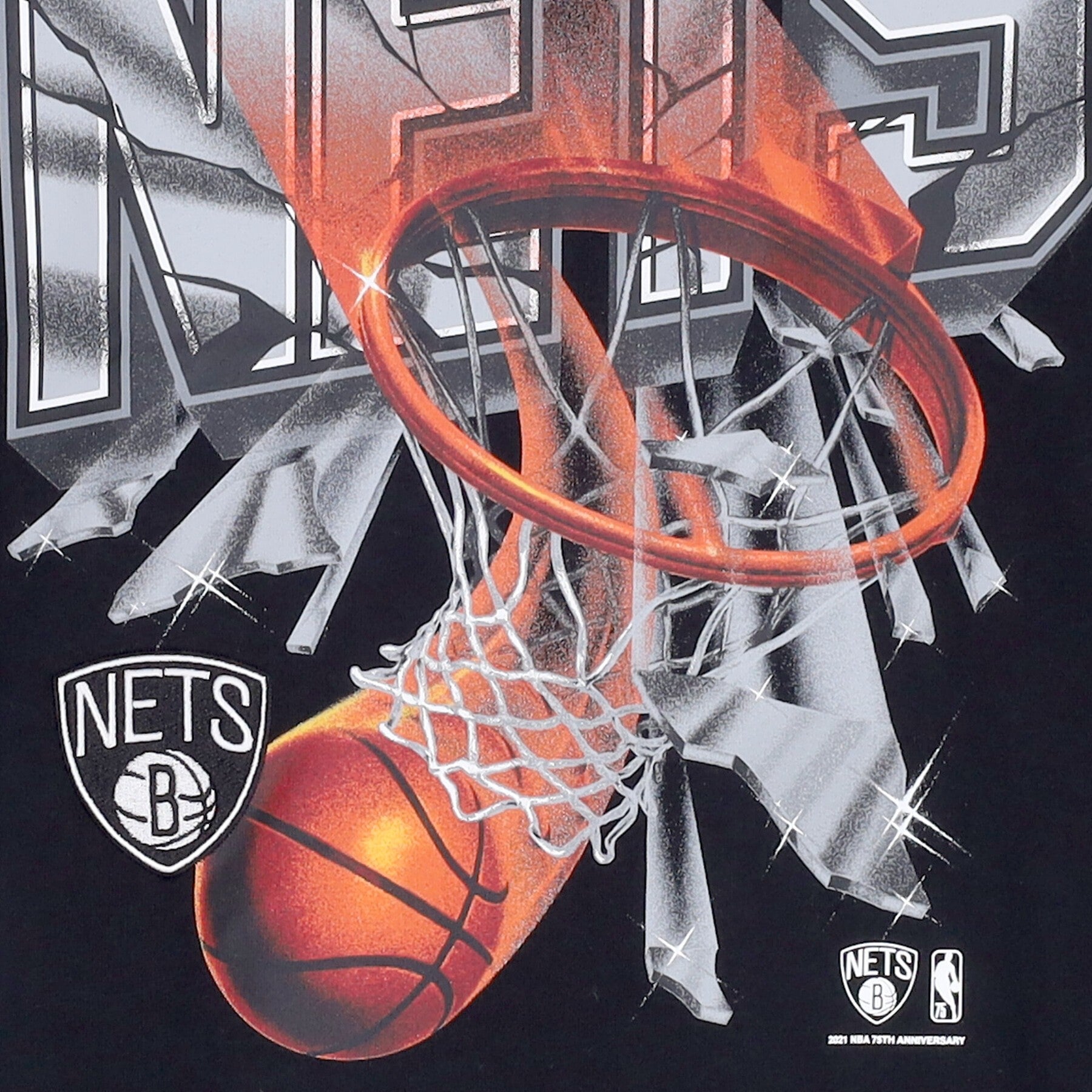 Nike Nba, Maglietta Uomo Nba Courtside Shattered Tee Bronet, 
