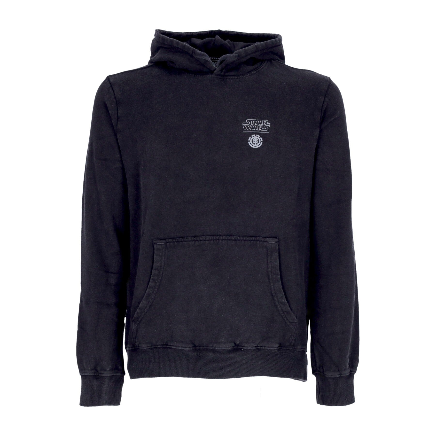 Element, Felpa Cappuccio Uomo Yoda Hoodie X Star Wars, Washed Black