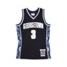 Mitchell & Ness, Canotta Basket Uomo Ncaa Alternate Jersey No 3 Allen Iverson 1995-96 Geohoy, Original Team Colors