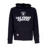 New Era, Felpa Cappuccio Uomo Nfl Script Team Hoody Lasrai, Black/white
