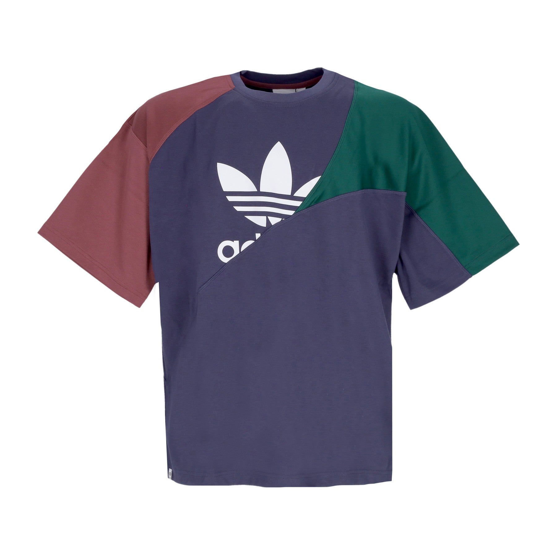 Adidas, Maglietta Uomo Bld Colorblack Tee, Shadow Navy/quiet Crimson/collegiate Green