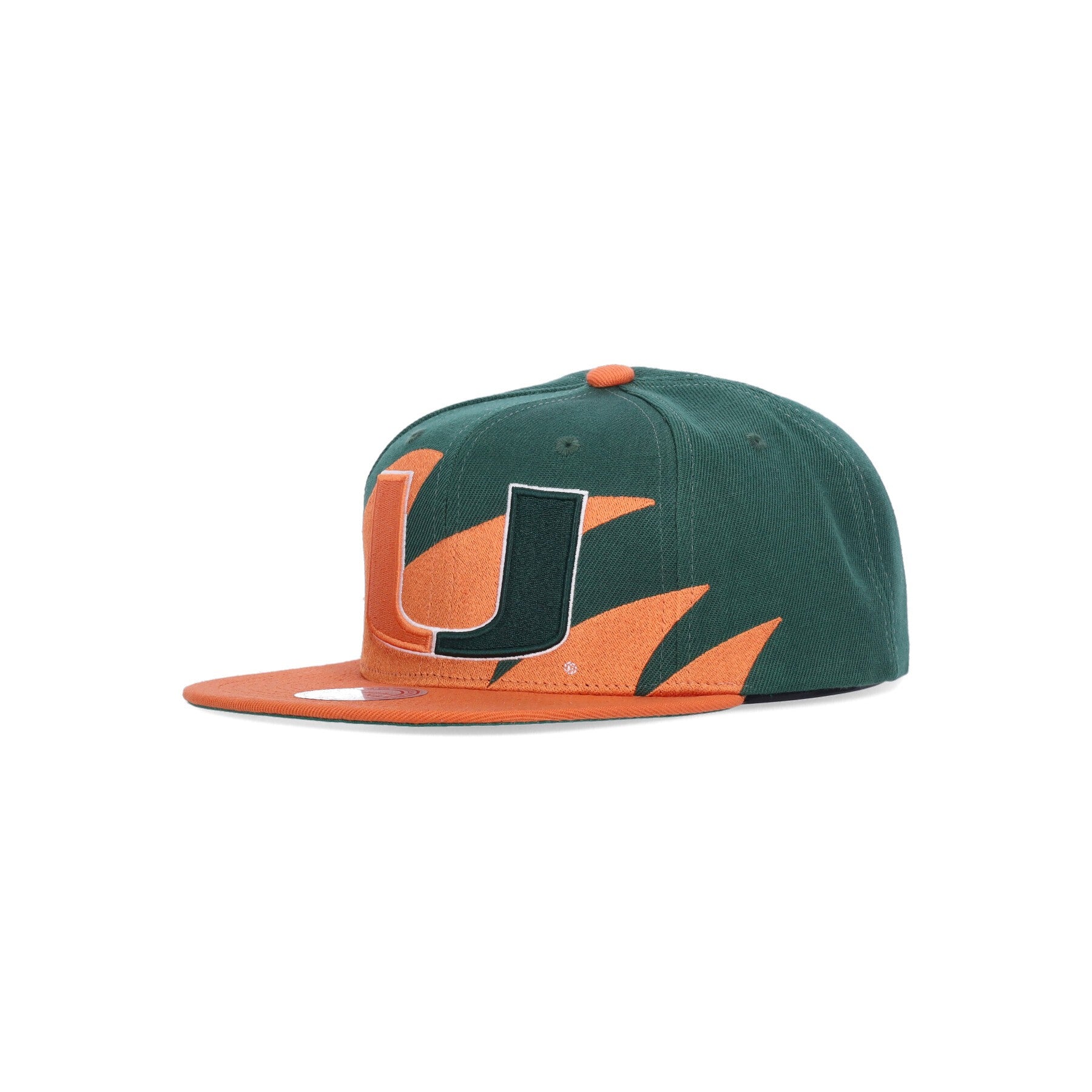 Flat Visor Men's Cap Ncaa Sharktooth Snapback Miahur Original Team Colors