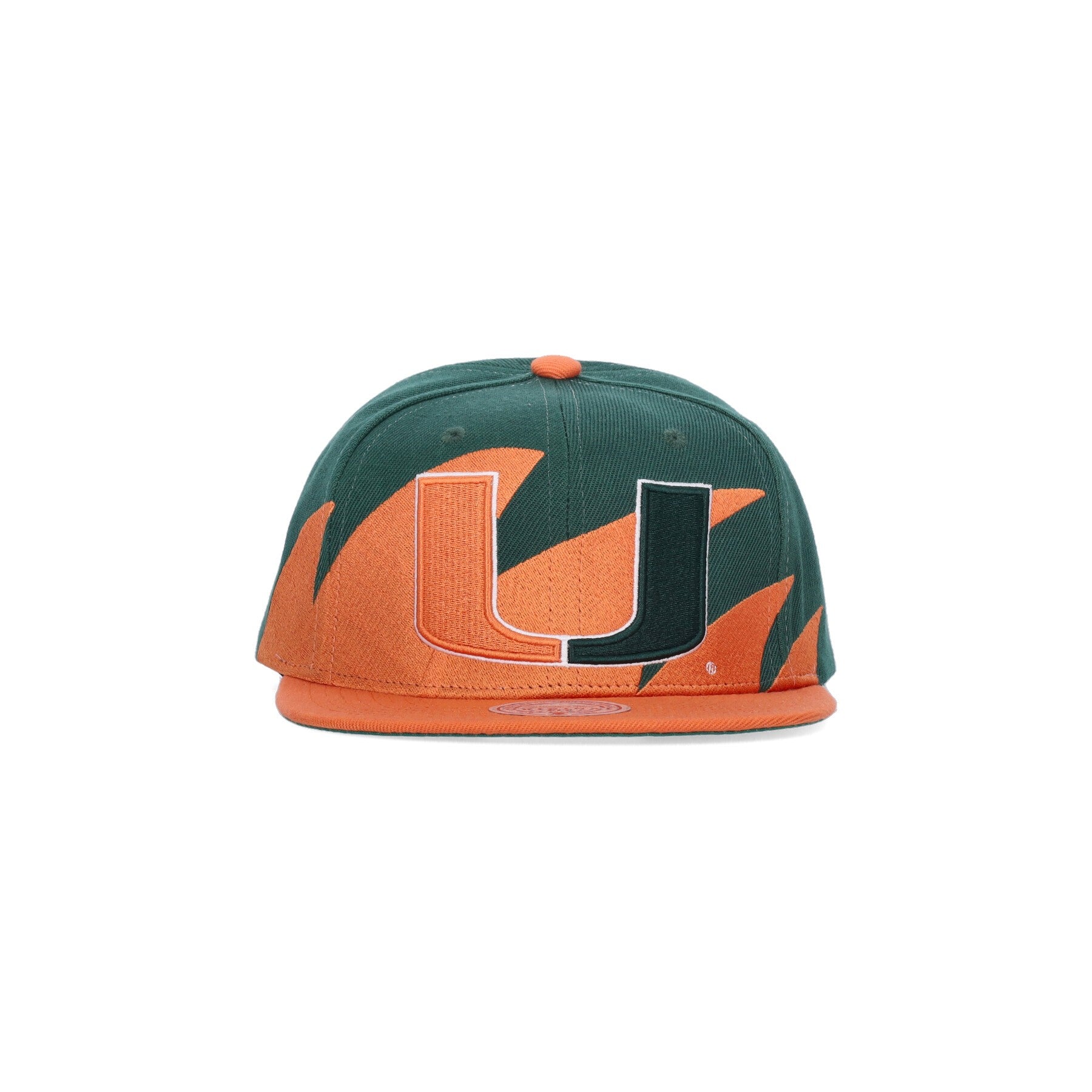 Flat Visor Men's Cap Ncaa Sharktooth Snapback Miahur Original Team Colors