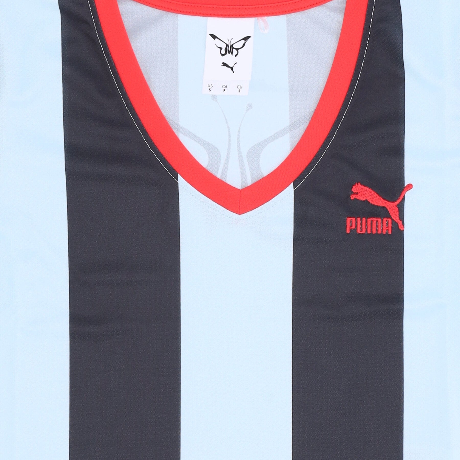 Puma, Maglietta Corta Donna Stripes Crop Tee X Dua Lipa, 