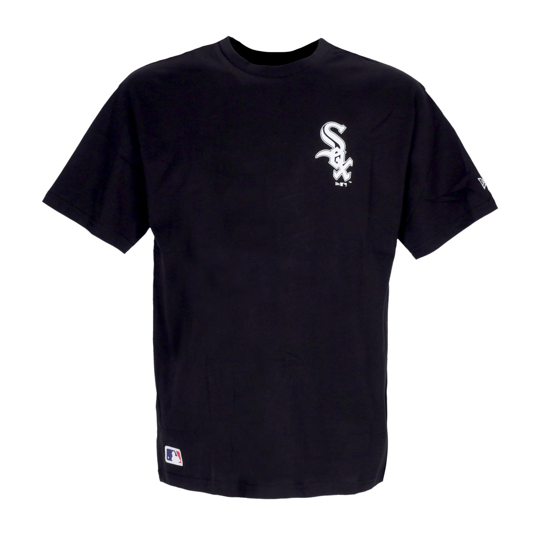 New Era, Maglietta Uomo Mlb League Essentials Oversized Tee Chiwhi, Black/white