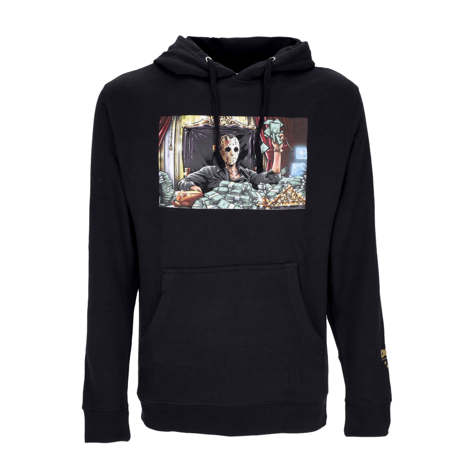 Dgk, Felpa Cappuccio Uomo Working Hooded Fleece, Black