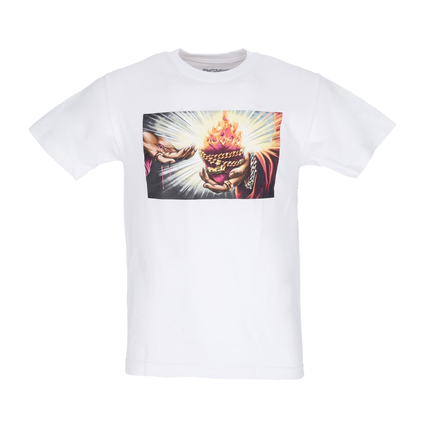 Dgk, Maglietta Uomo Corazon Tee, White