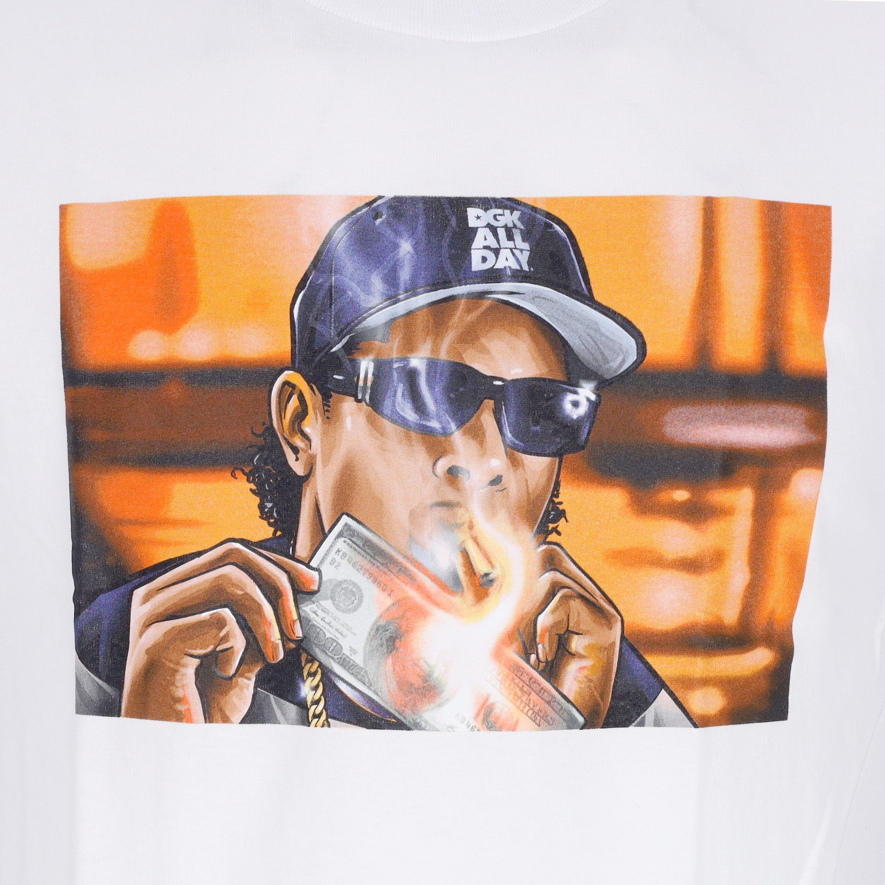 Dgk, Maglietta Uomo Burnin Tee, 