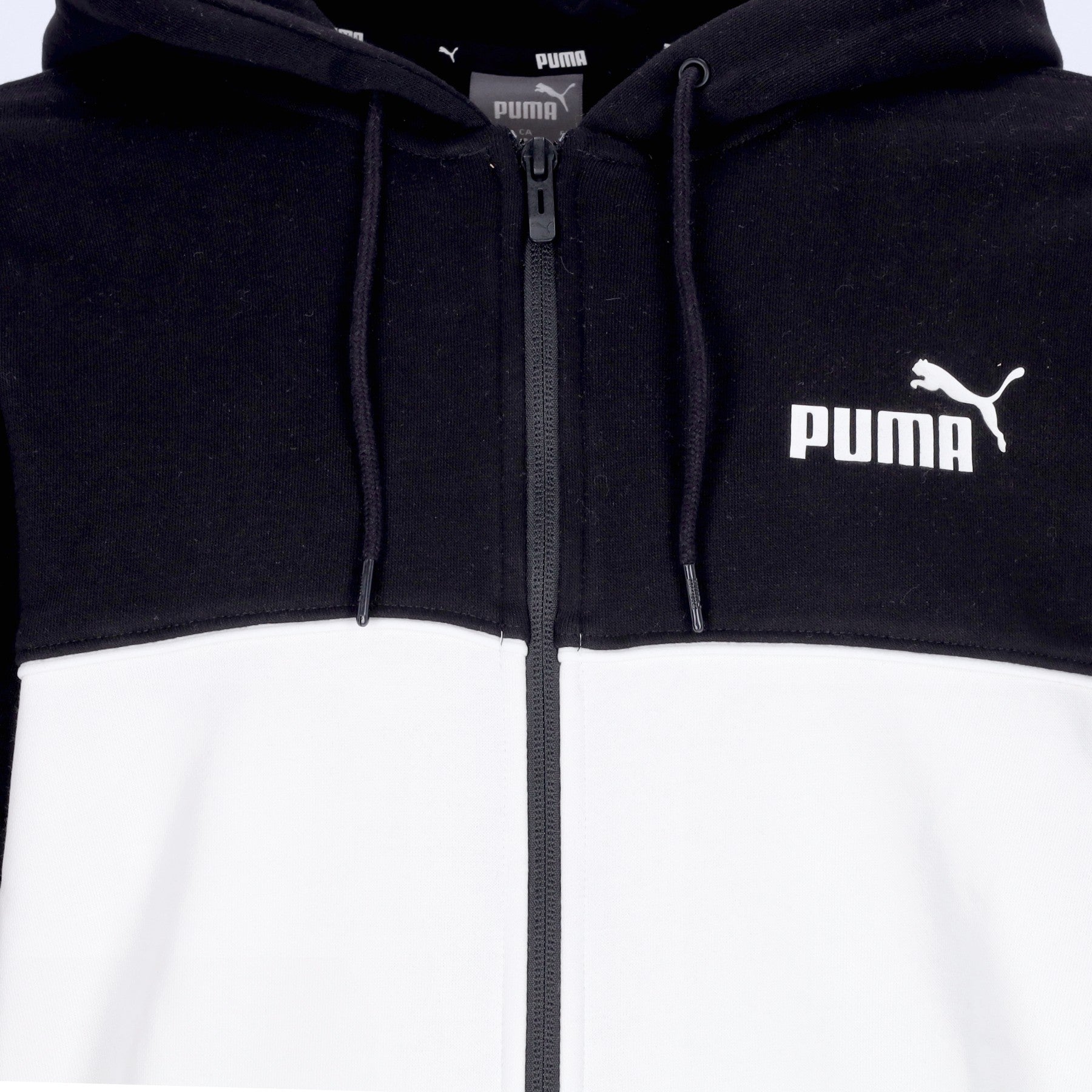 Puma, Felpa Cappuccio Zip Uomo Power Colorbloc Full-zip Hoodie, 