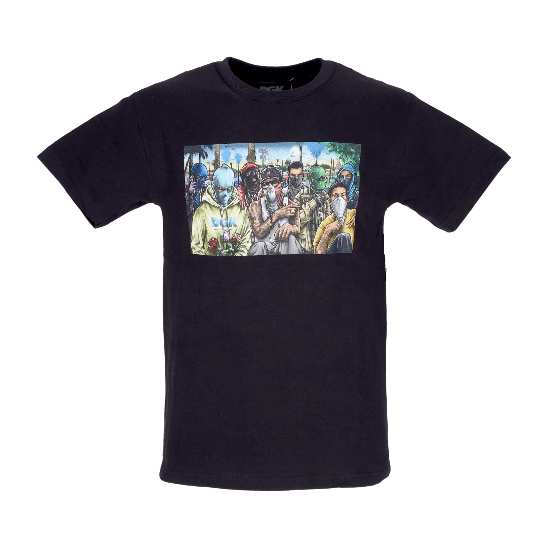 Dgk, Maglietta Uomo Cartel Tee, Black