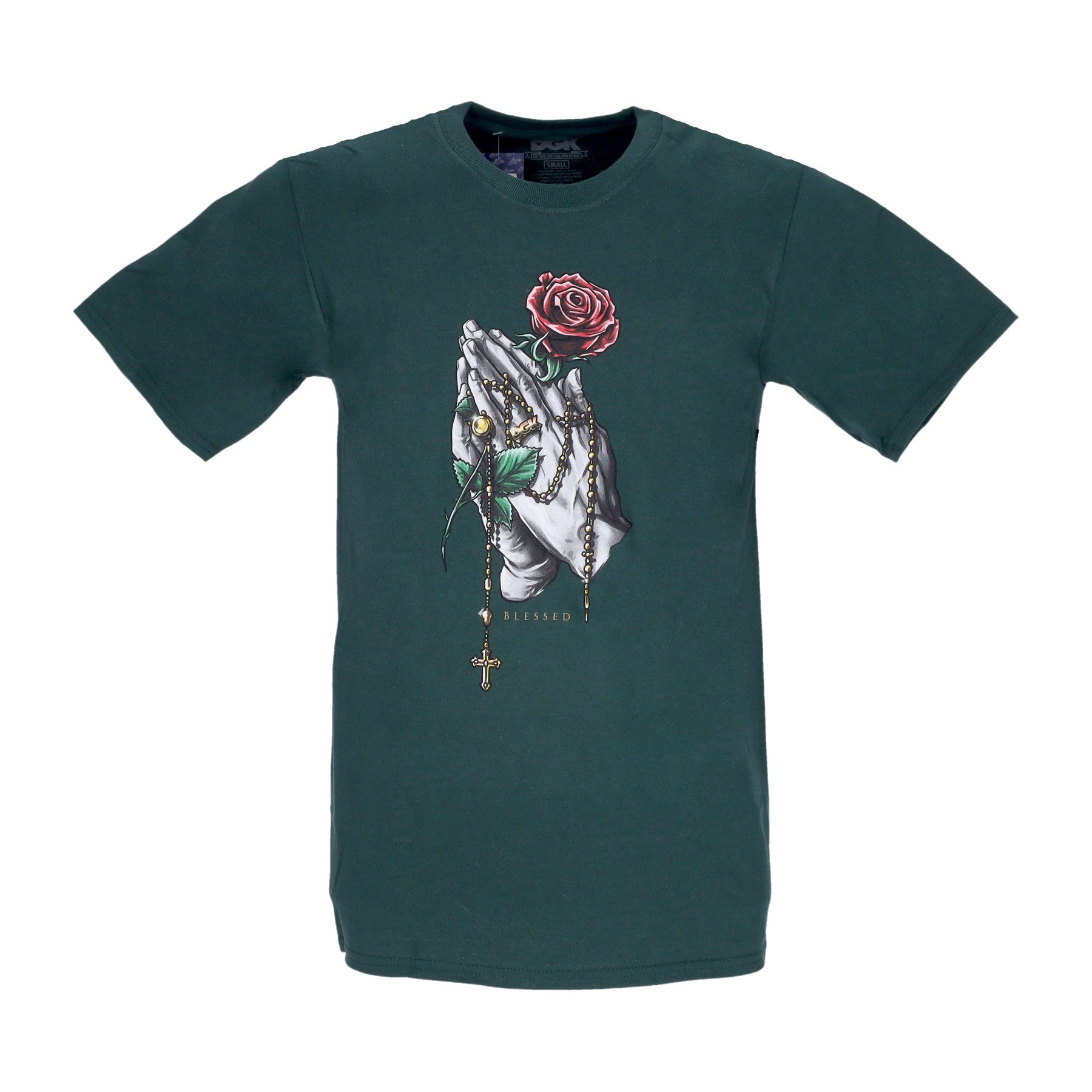 Dgk, Maglietta Uomo Rosary Tee, Forest Green