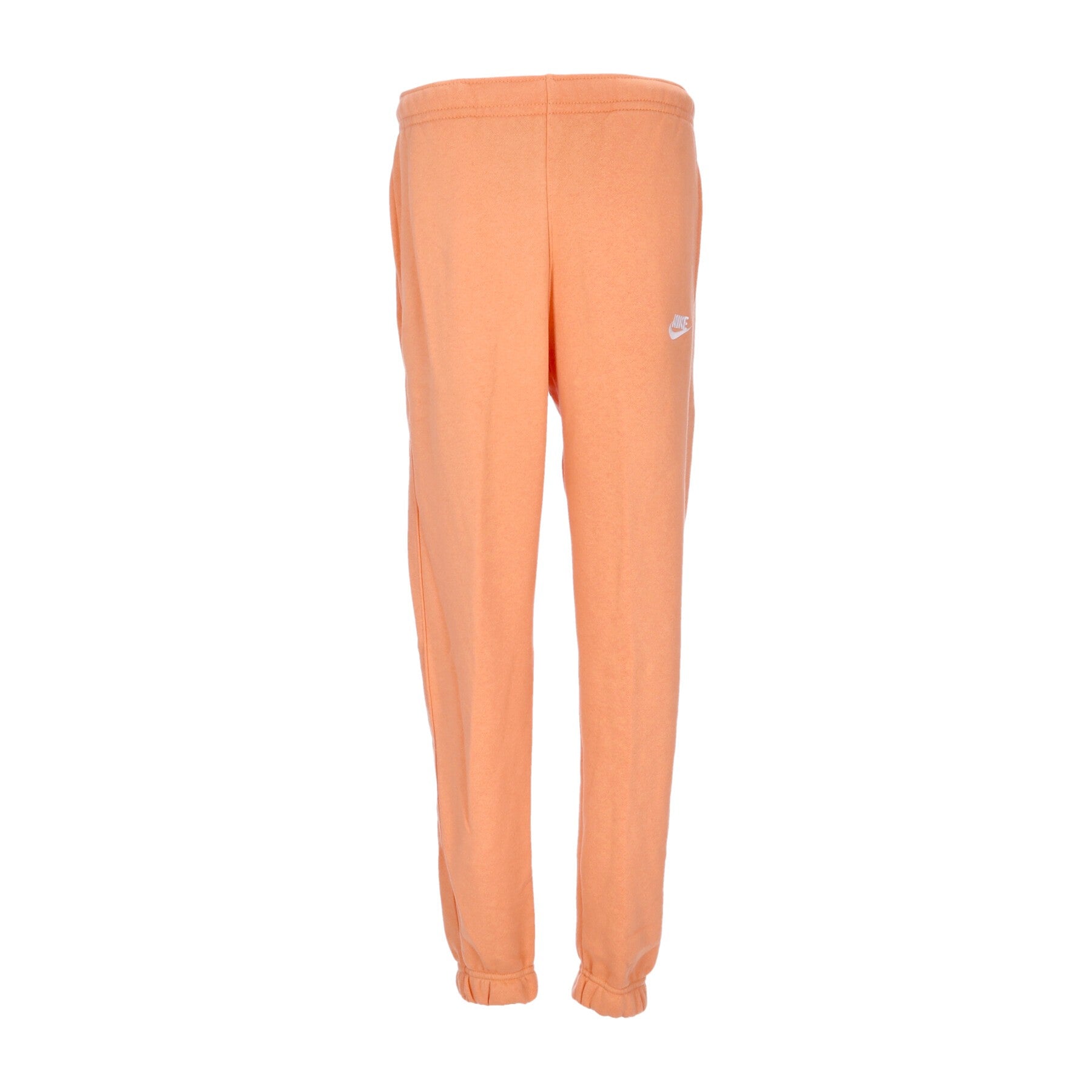Nike, Pantalone Tuta Felpato Uomo Sportswear Club Fleece, Orange Trance/orange Trance/white