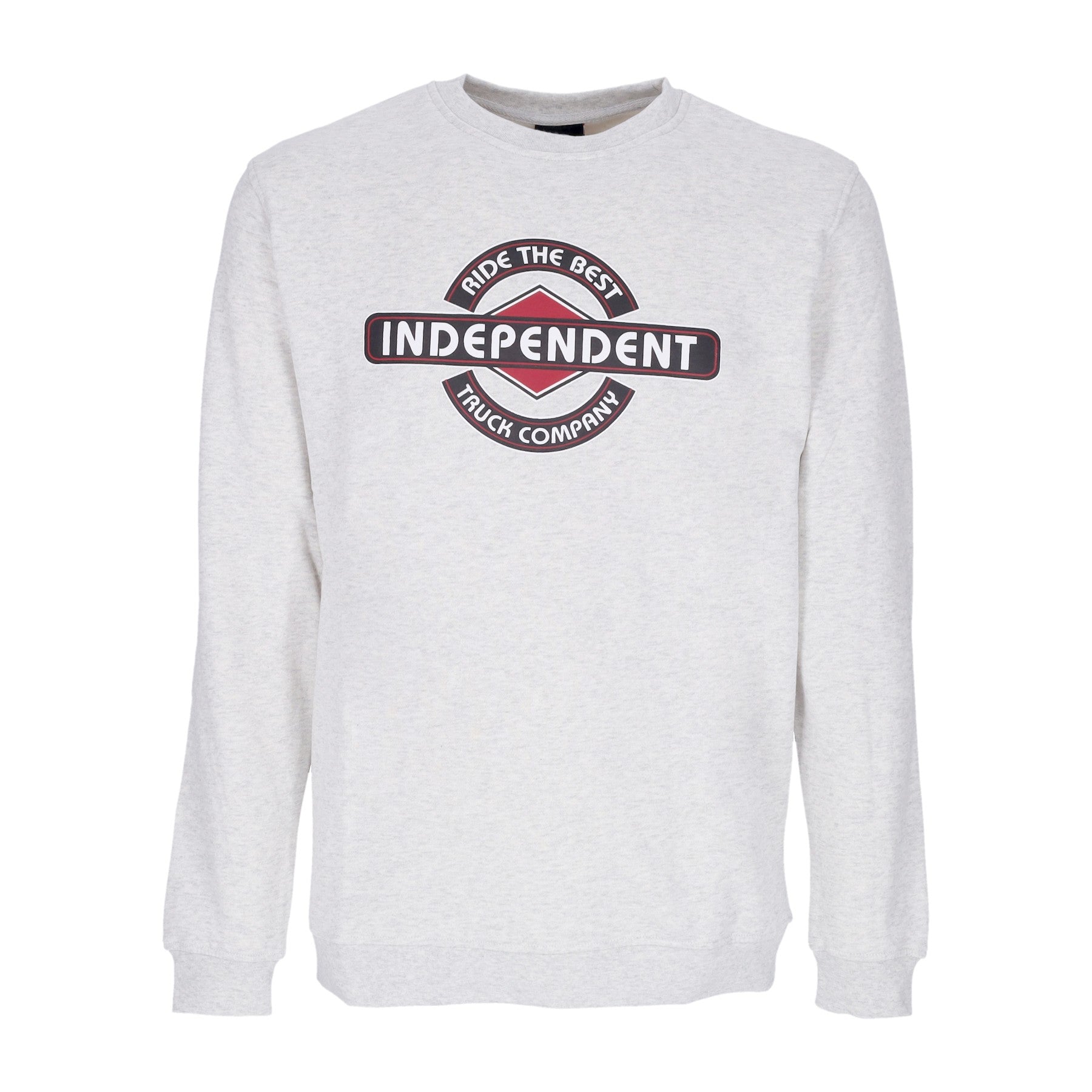 Independent, Felpa Girocollo Uomo Rtb Bar Crew, Athletic Heather