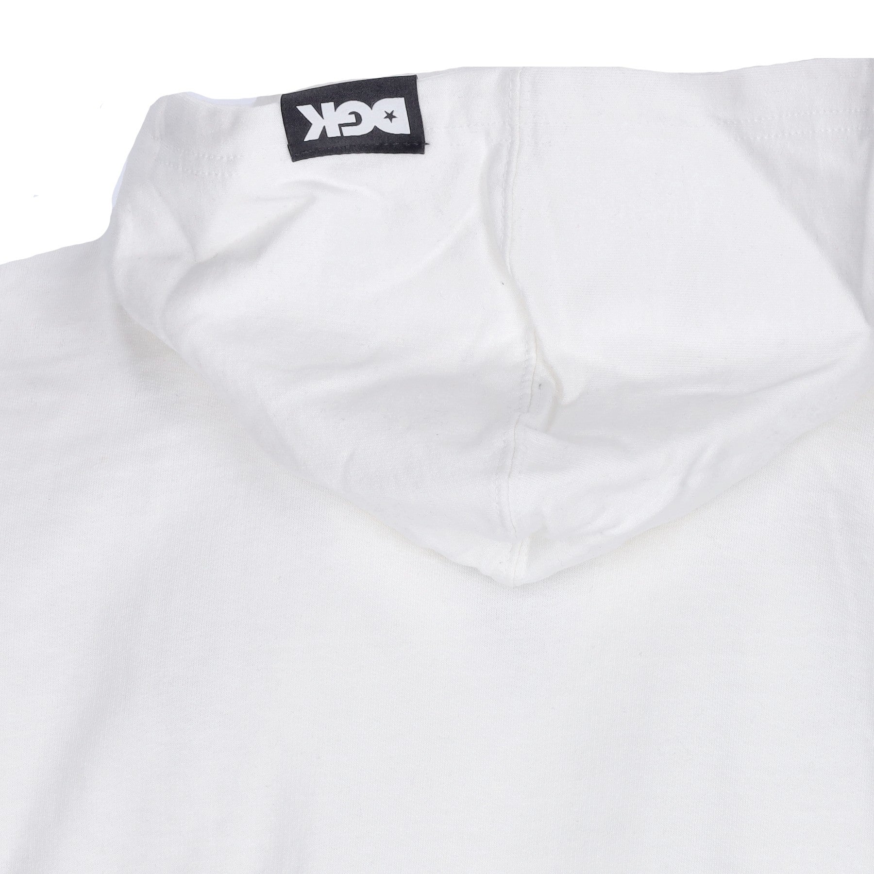 Sudadera con capucha Hombre Trabajando White de vellón encapuchado