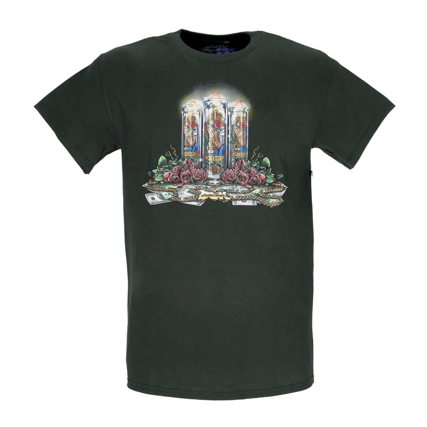 Dgk, Maglietta Uomo Altar Tee, Forest Green