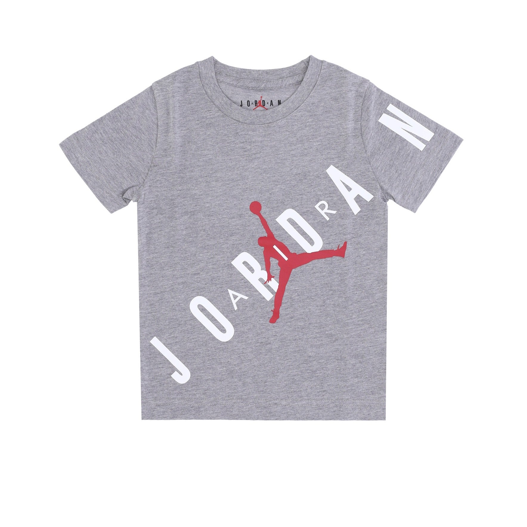 Jordan, Maglietta Bambino Jordan Stretch Out, Carbon Heather