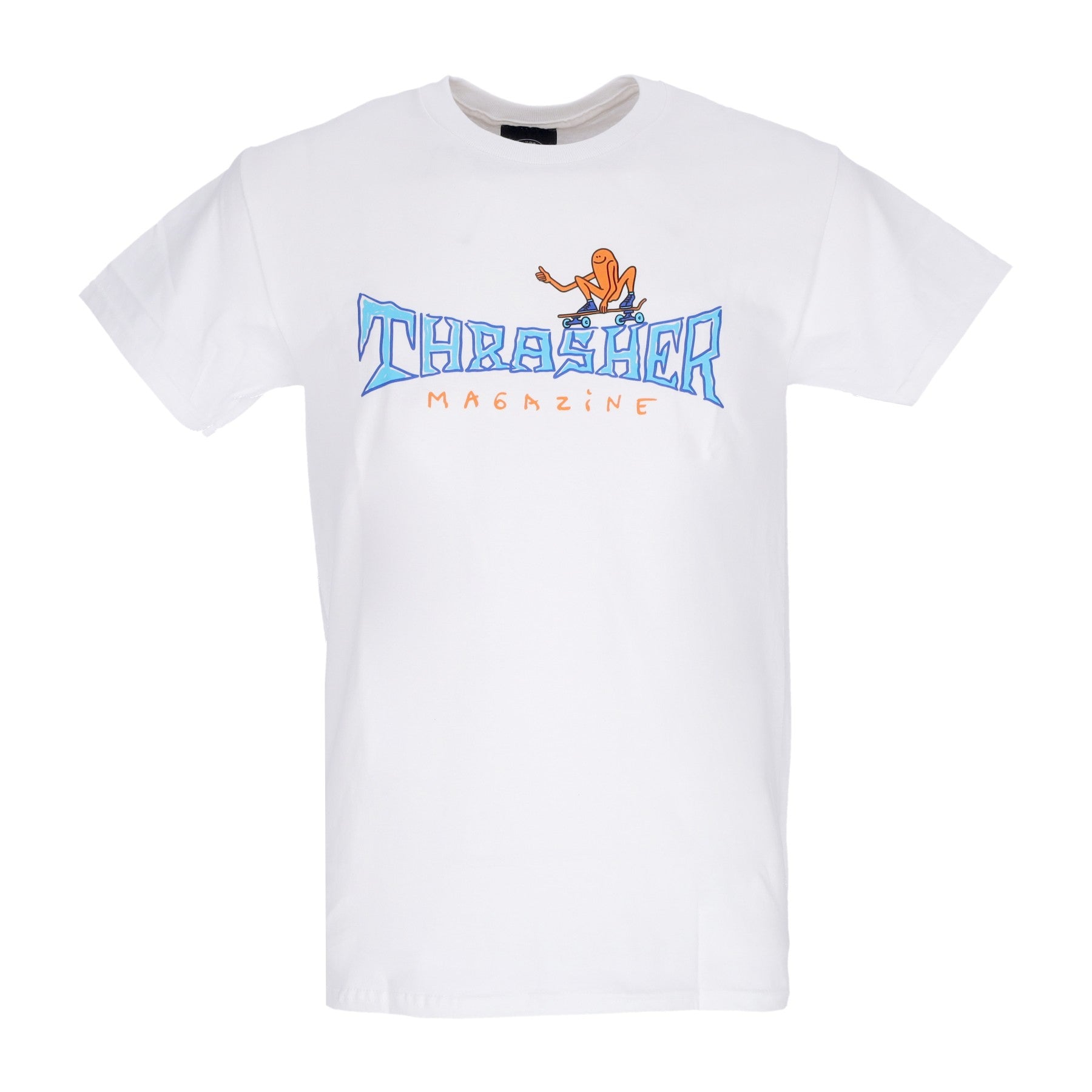 Thrasher, Maglietta Uomo Gonz Thumbs Up Tee, White