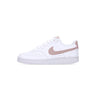 Nike, Scarpa Bassa Donna W Court Vision Low Next Nature, White/pink Oxford