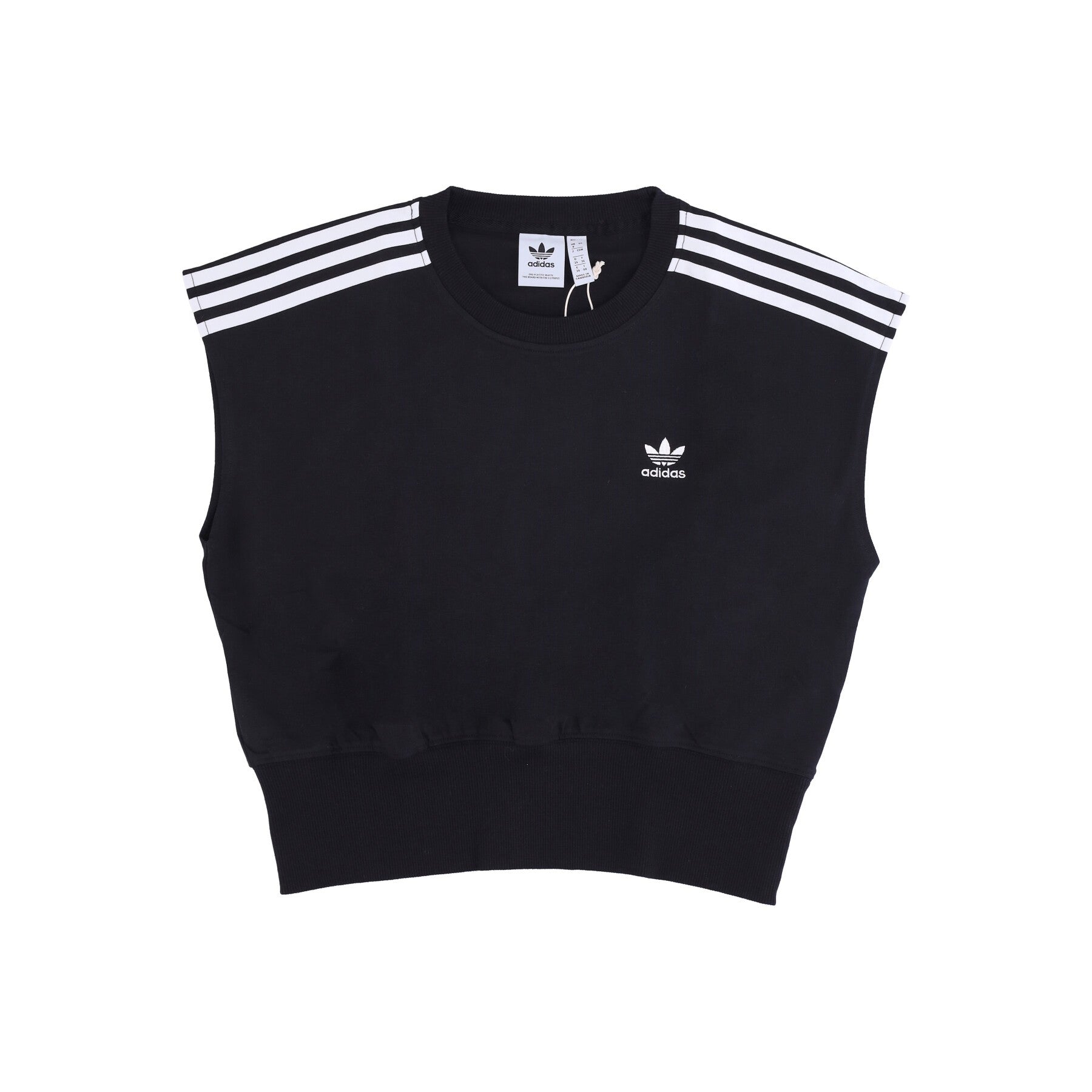 Adidas, Canotta Donna Waist Cinch Tee, Black