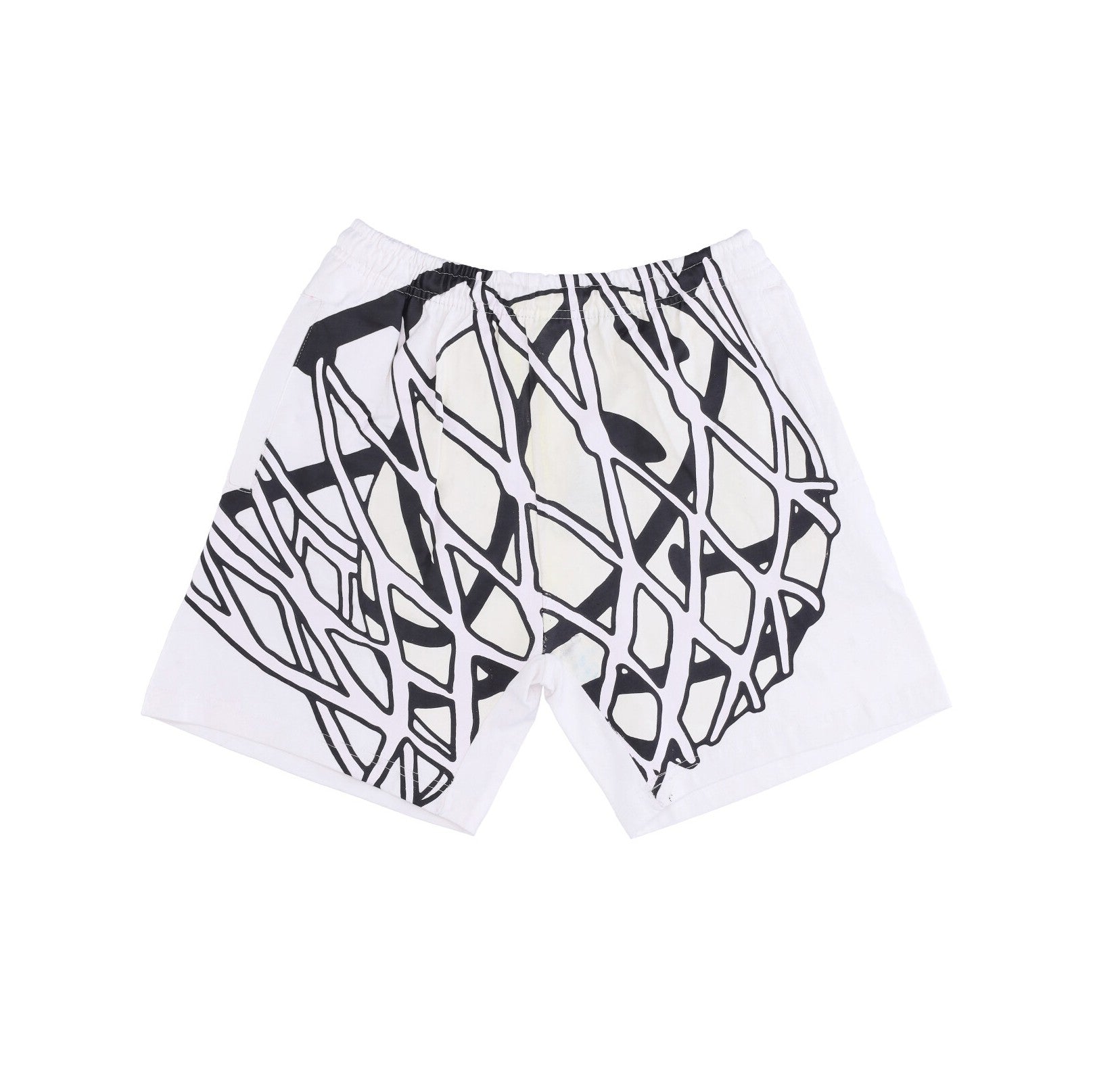 Market, Pantalone Corto Tuta Uomo Smiley In The Net Uv Shorts X Smiley, White