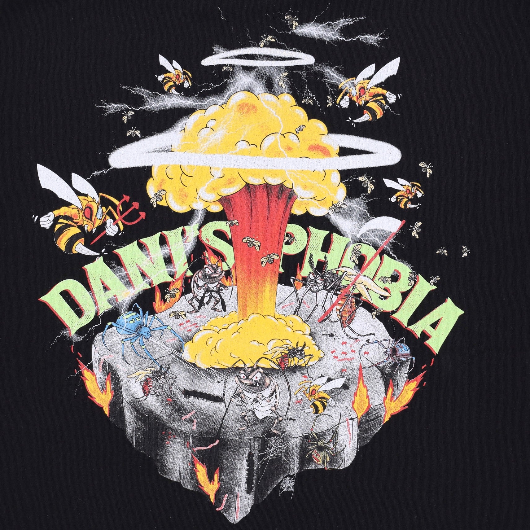 Phobia, Maglietta Uomo Phobia Print Insects Tee X Dani Faiv, 