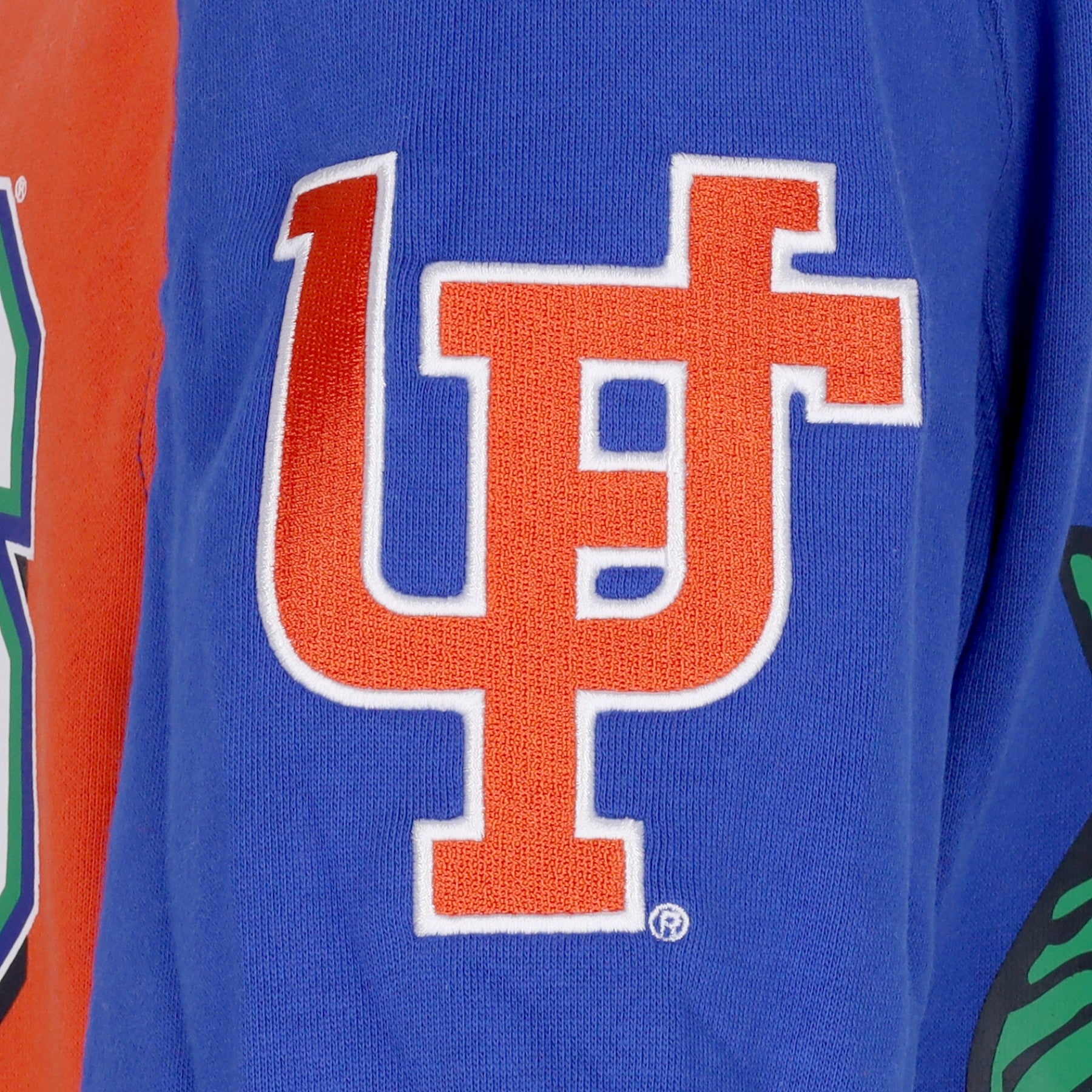 Mitchell & Ness, Felpa Girocollo Uomo Ncaa All Over Crew 2.0 Flogat, 