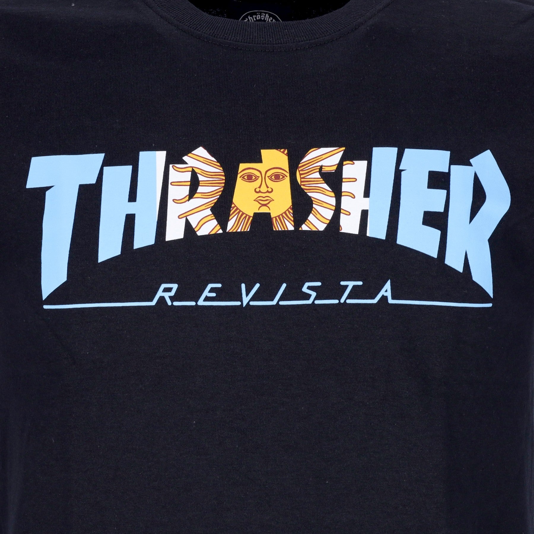 Thrasher, Maglietta Uomo Argentina Revista Tee, 