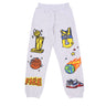 Market, Pantalone Tuta Leggero Uomo Memorabilia Sweatpants, Ash