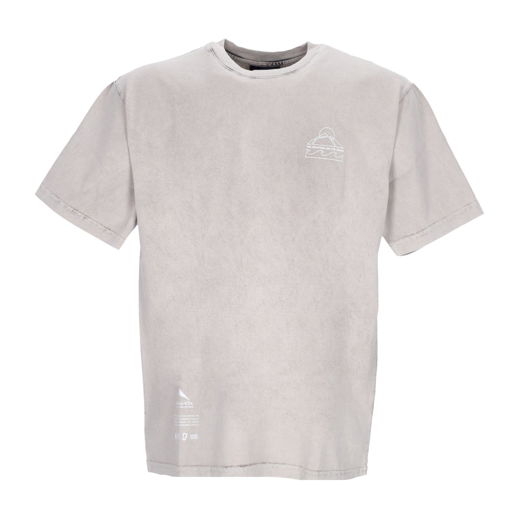 Stone Washed Tee Gray Men's T-Shirt
