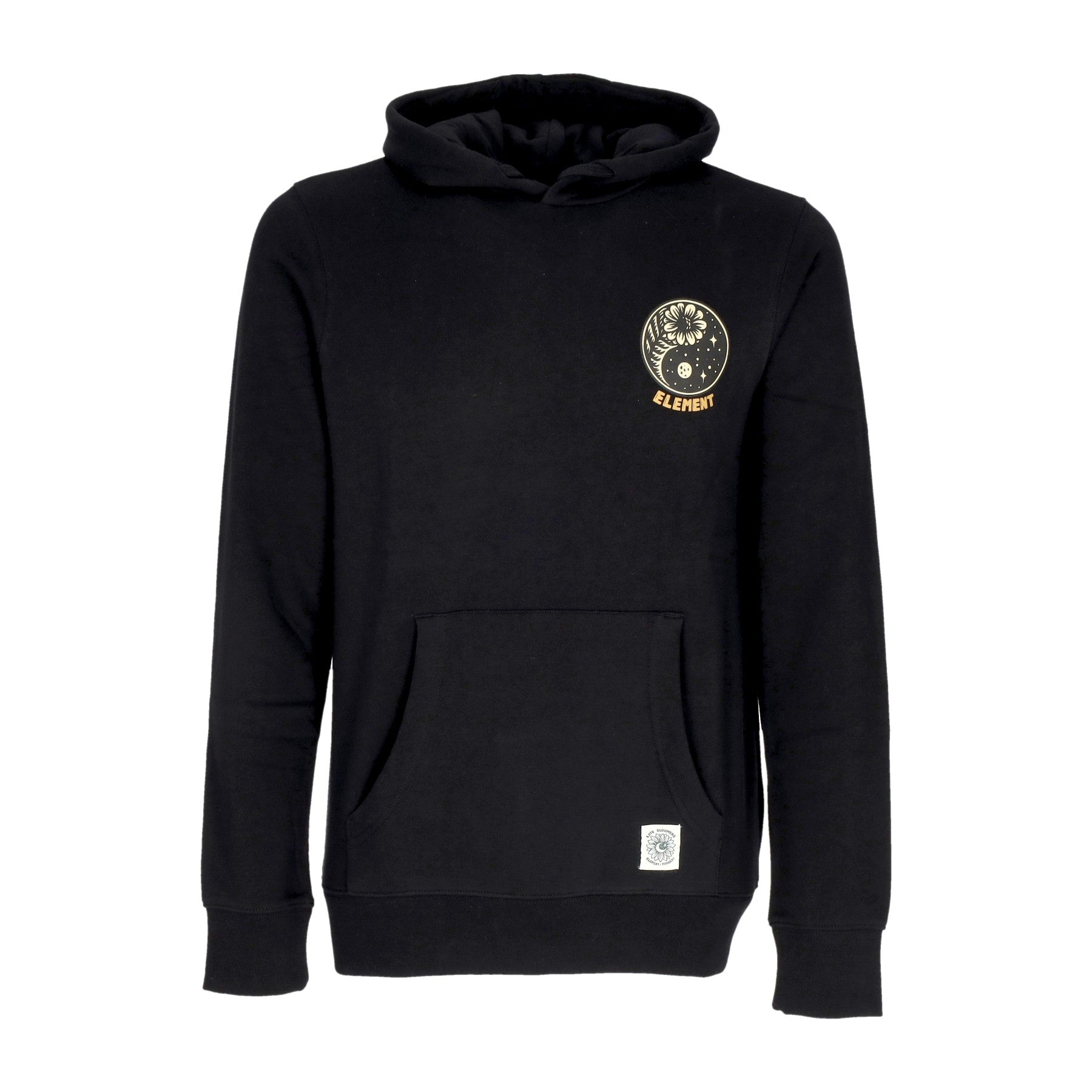 Element, Felpa Cappuccio Uomo Balance Hoodie X Timber, Flint Black
