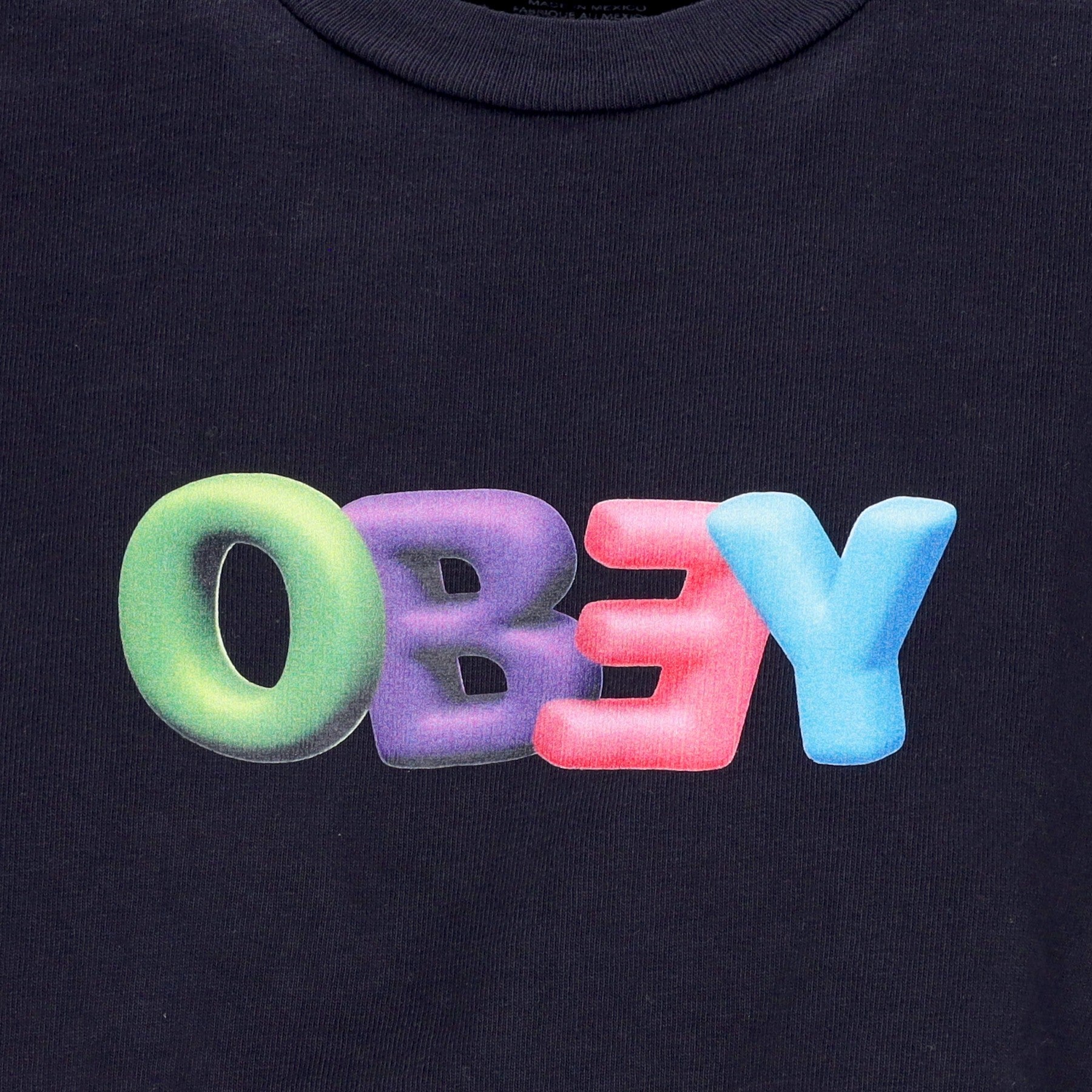 Obey, Maglietta Donna Bubble Custom Crop Tee, 