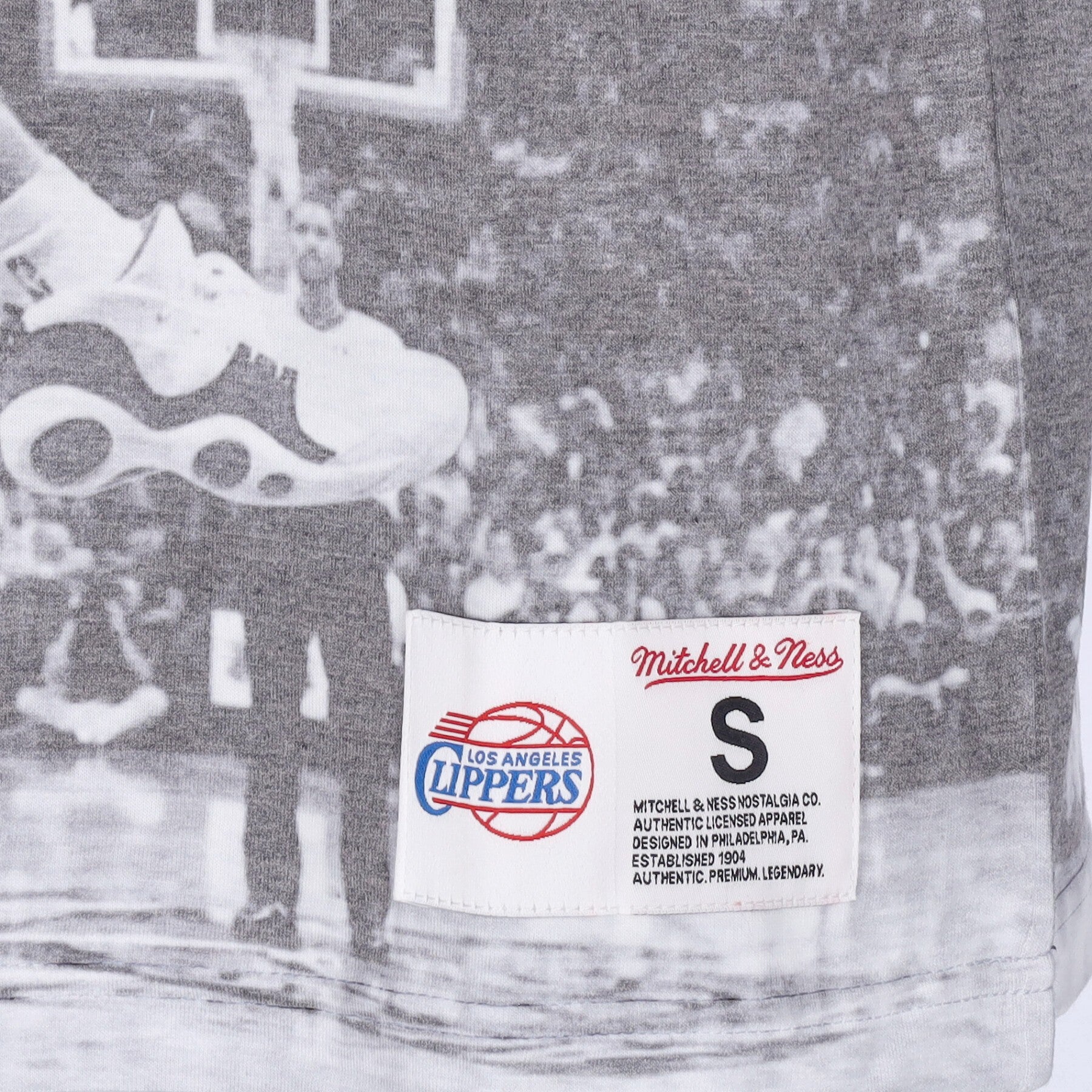 Mitchell & Ness, Maglietta Uomo Nba Above The Rim Sublimated Tee Hardwood Classics Brent Barry Loscli, 