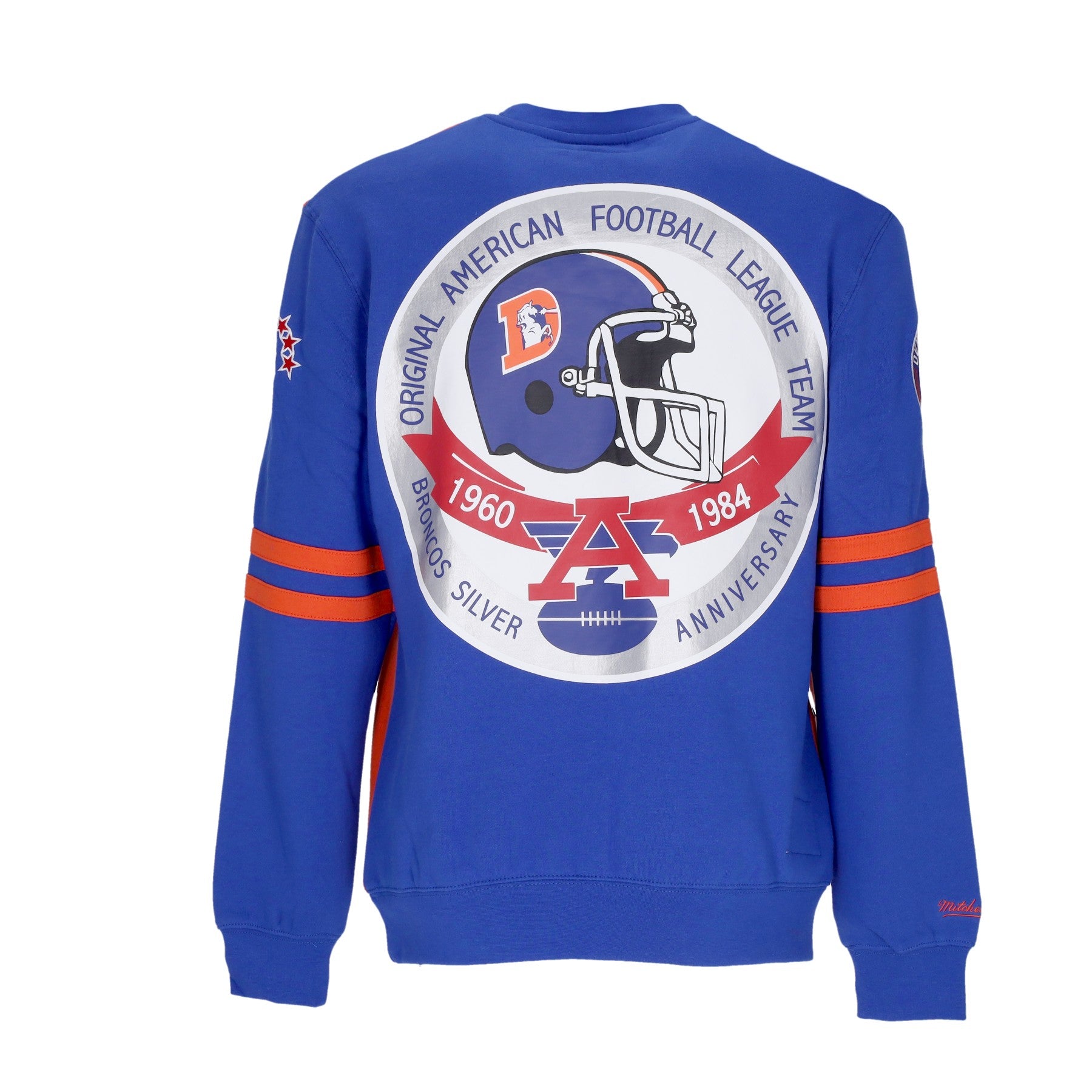 Mitchell & Ness, Felpa Girocollo Uomo Nfl All Over Crew 2.0 Denbro, 