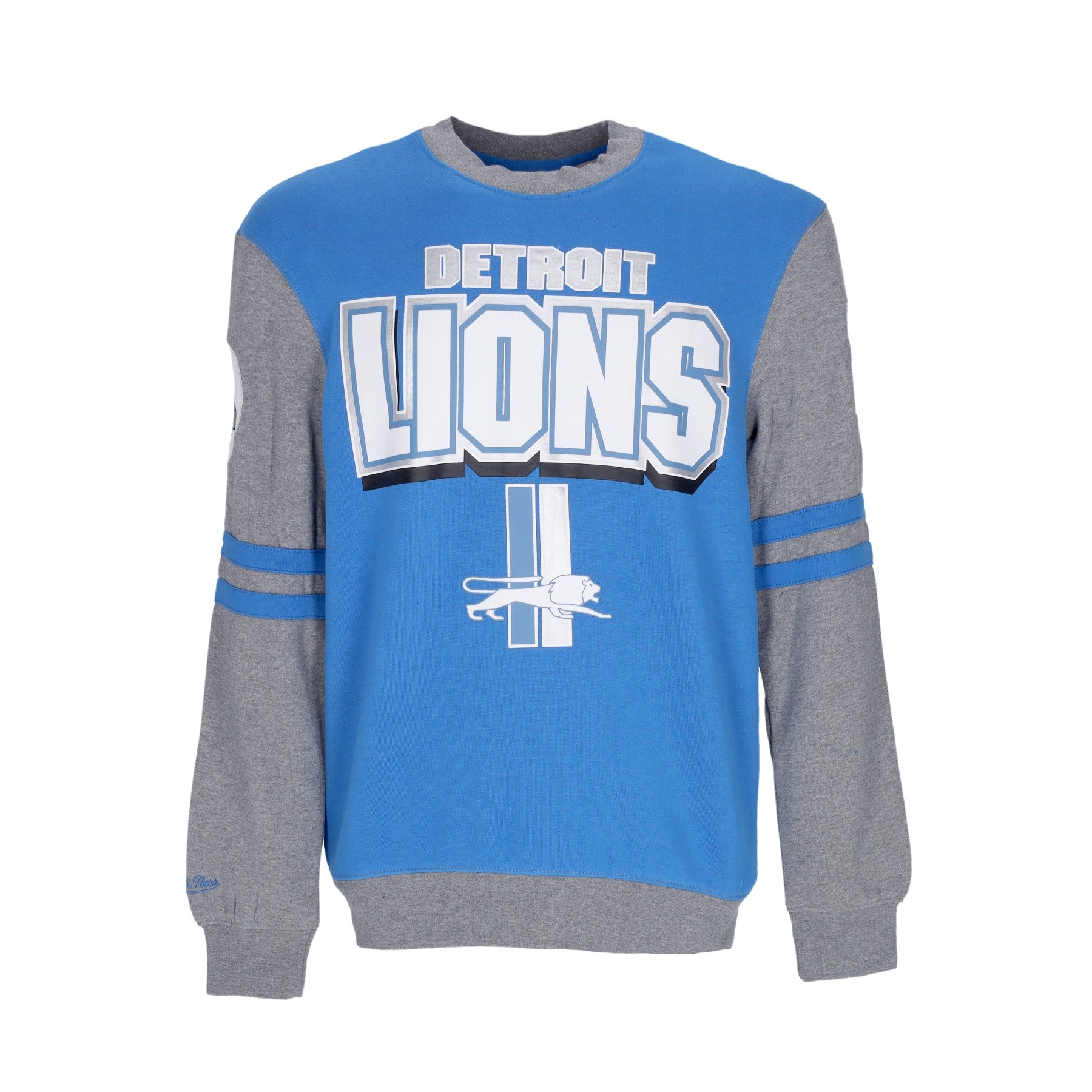 Mitchell & Ness, Felpa Girocollo Uomo Nfl All Over Crew 2.0 Detlio, Original Team Colors