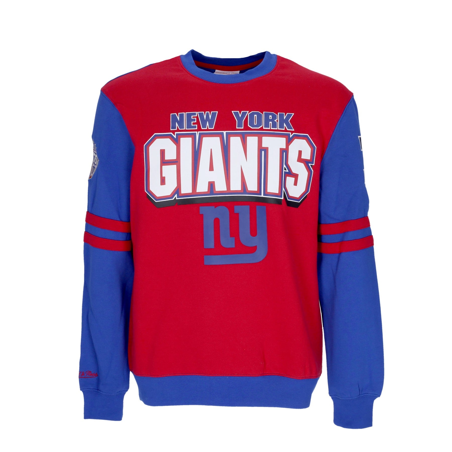 Mitchell & Ness, Felpa Girocollo Uomo Nfl All Over Crew 2.0 Neygia, Original Team Colors