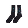 Dolly Noire, Calza Media Uomo Dlynr X Pokemon Squirtle Socks, Black/cyan