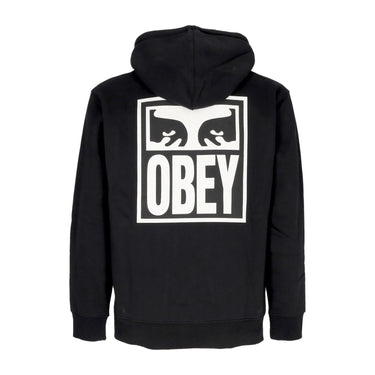 Obey, Felpa Cappuccio Uomo Eyes Icon Hood Premium Fleece, 