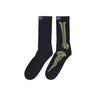 Phobia, Calza Media Uomo Bones Socks, Black/green