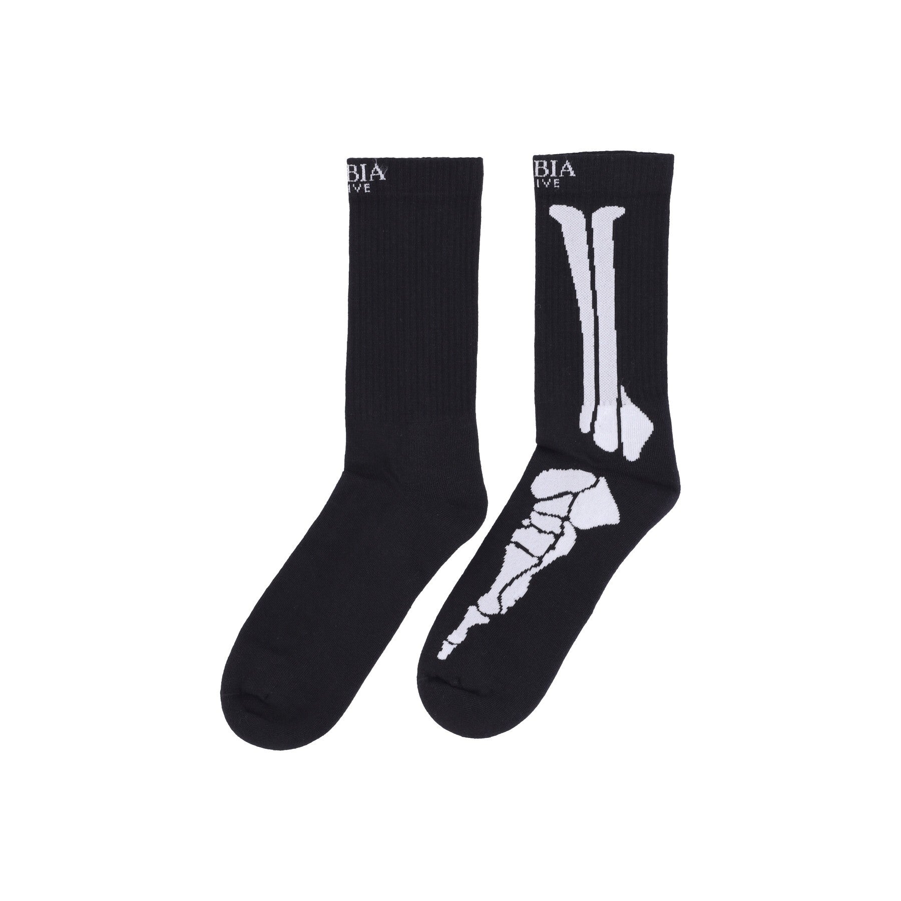 Phobia, Calza Media Uomo Bones Socks, Black/white