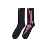 Phobia, Calza Media Uomo Bones Socks, Black/red