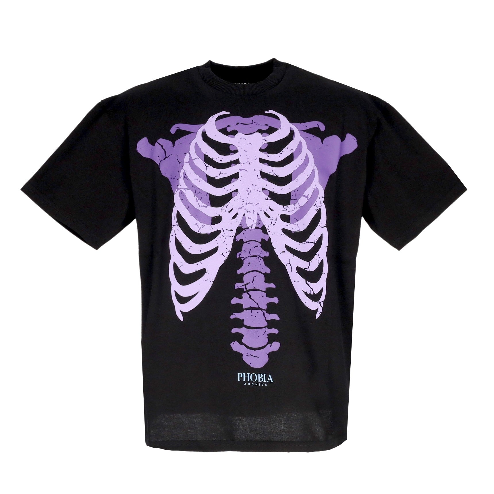 Bones Tee Men's T-Shirt Black/purple/lilac