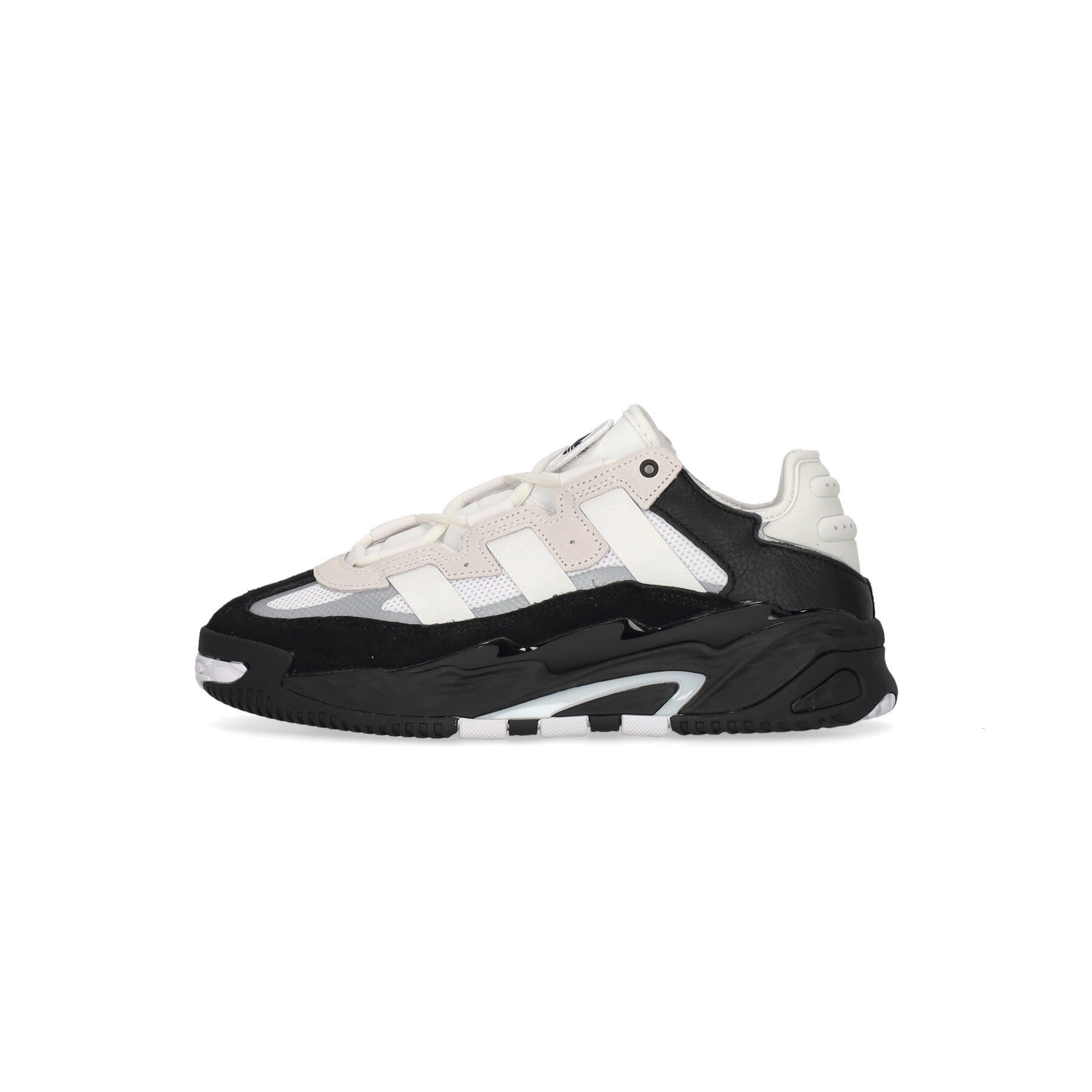 Adidas, Scarpa Bassa Uomo Niteball, Cloud White/core Black/silver Metallic